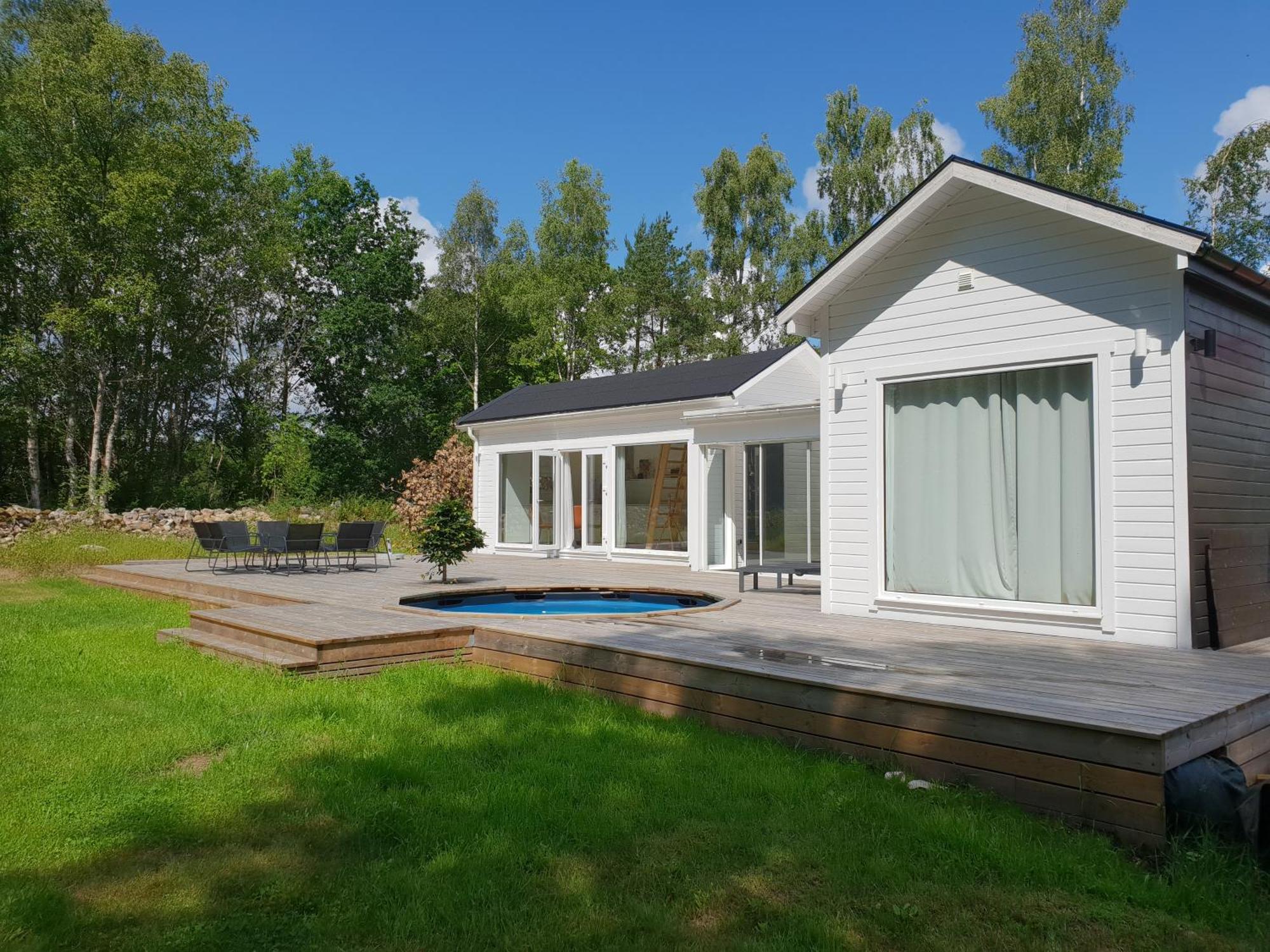 Cabin In The Forest With Spa Bath Vastra Torup ภายนอก รูปภาพ